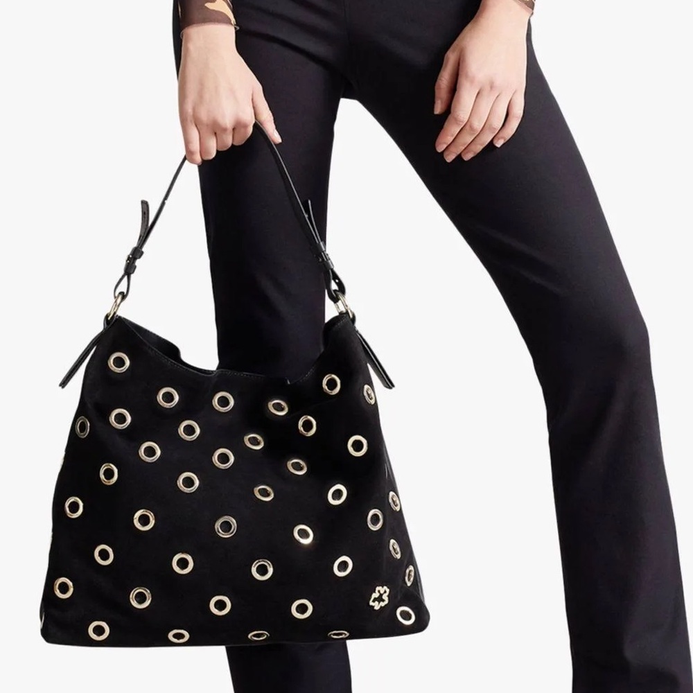 Ted Baker London Black and Gold Shoulder Bag